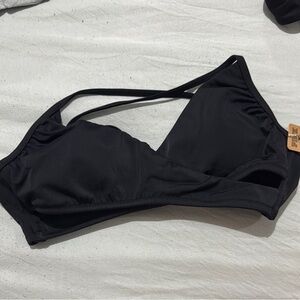 PINK Victoria's Secret Sleek Black Bikini Top and Bottom